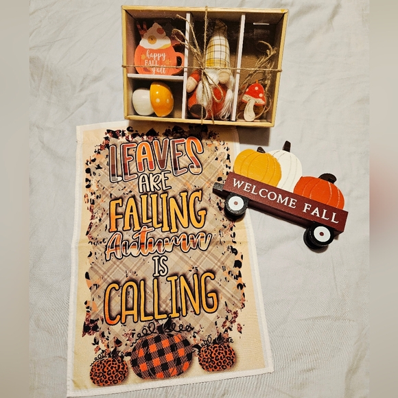 Festive Fall 6pc Decor Set - Picture 1 of 13